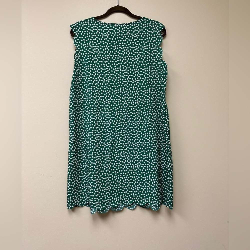 Green Floral Cottagecore Spring Dress Size Large - Picture 6 of 14